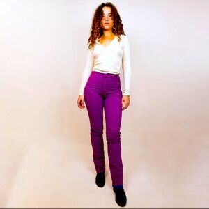 Amazing Stretch Judi Rosen Purple Jeans